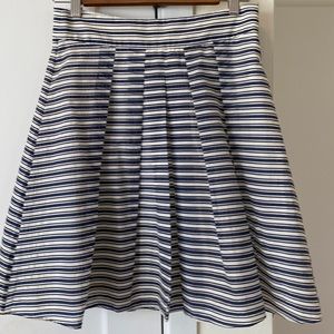 J. Crew A-line pleated skirt